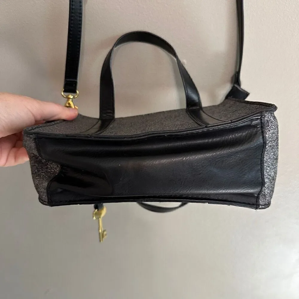 Fossil Maisie Mini Metallic Satchel